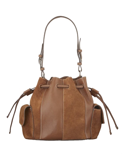 Beck Söndergaard - Mixel Bucket Small Taske - Cognac Brown